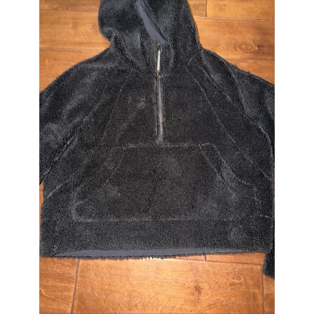 Lululemon Scuba Oversized Half Zip Hoodie‎ Pullover Fleece  Black, XS/S Crop - Picture 3 of 10